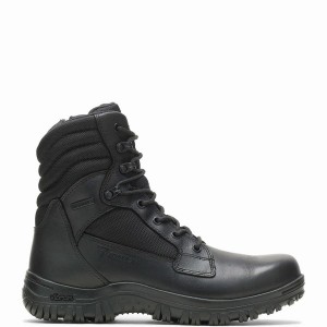 Black Wolverine Cyren Tall DRYGuard+ ™ Side Zip Women Work Boots | MET1796AQ