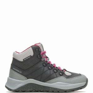 Black Wolverine Luton Waterproof Women Hiking Boots | VTF1754OH