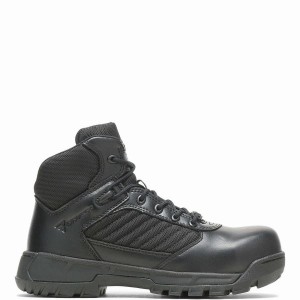 Black Wolverine Tactical Sport 2 Mid Composite Toe EH Women Work Boots | PBU7432NP