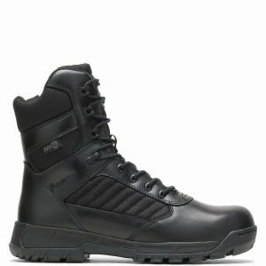 Black Wolverine Tactical Sport 2 Tall Side Zip DRYGuard Women Work Boots | LFN4469QY