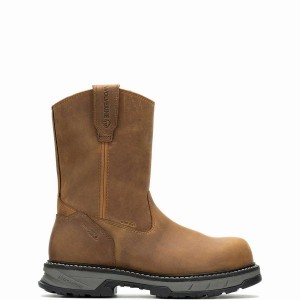 Brown Wolverine ReForce EnergyBound™ CarbonMax® Wellington Men Boots | SXW9421TU