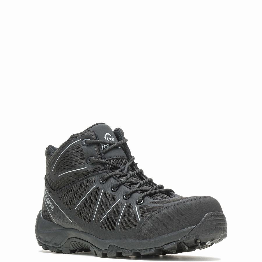 Black Wolverine Amherst II CarbonMAX® Men Work Shoes | LFN7330MP