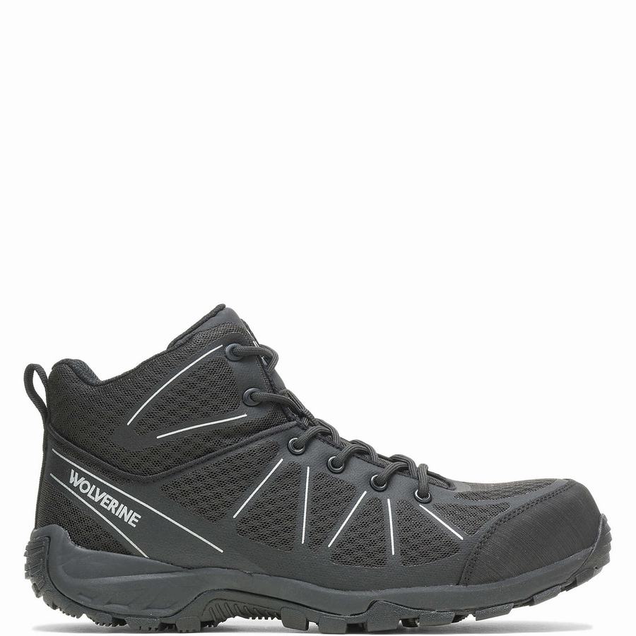 Black Wolverine Amherst II CarbonMAX® Men Work Shoes | LFN7330MP