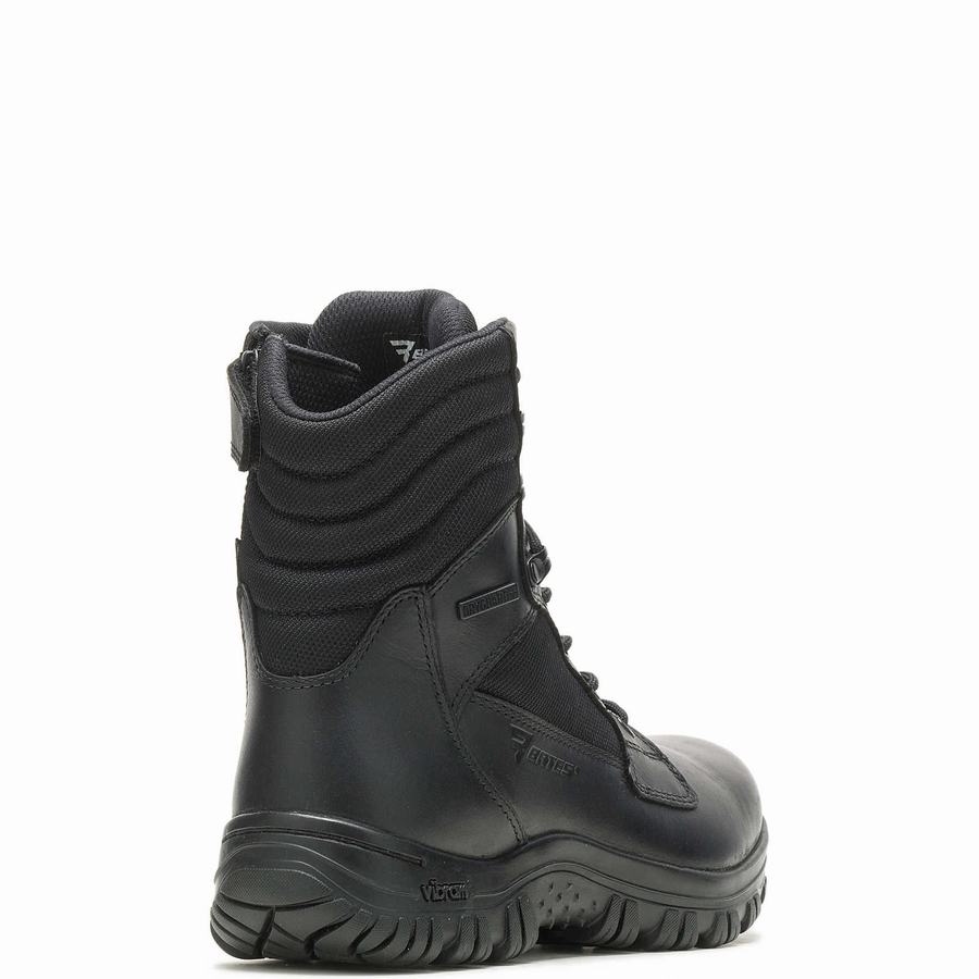 Black Wolverine Cyren Tall DRYGuard+ ™ Side Zip Women Work Boots | MET1796AQ
