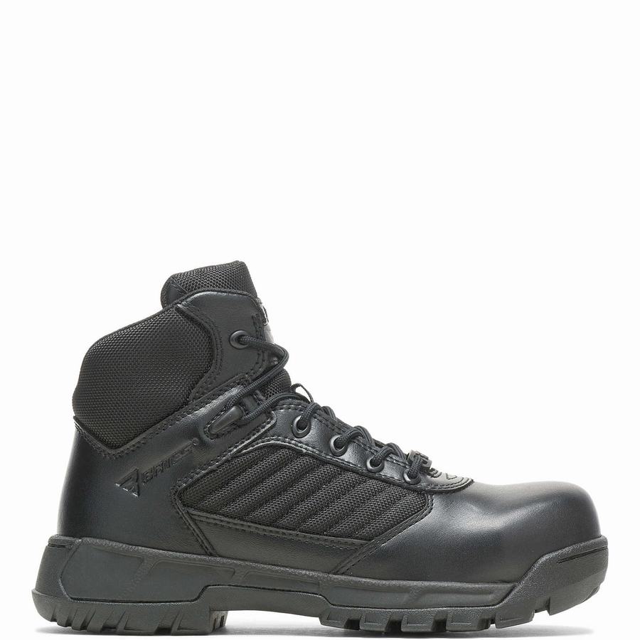 Black Wolverine Tactical Sport 2 Mid Composite Toe EH Women Work Boots | PBU7432NP