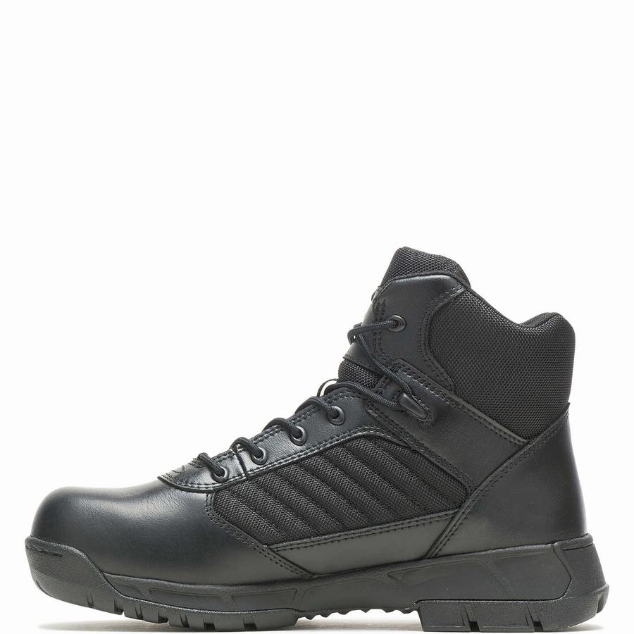 Black Wolverine Tactical Sport 2 Mid DRYGuard Women Work Boots | HSJ2952JJ
