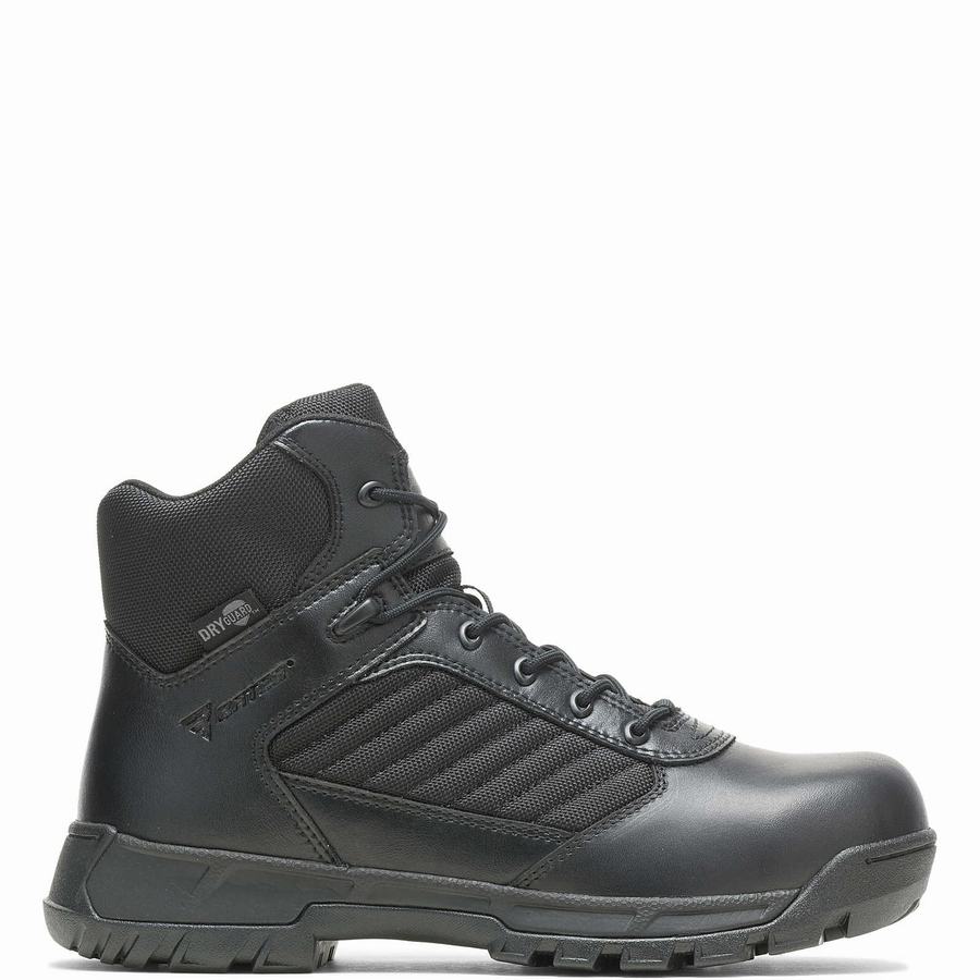 Black Wolverine Tactical Sport 2 Mid DRYGuard Women Work Boots | HSJ2952JJ