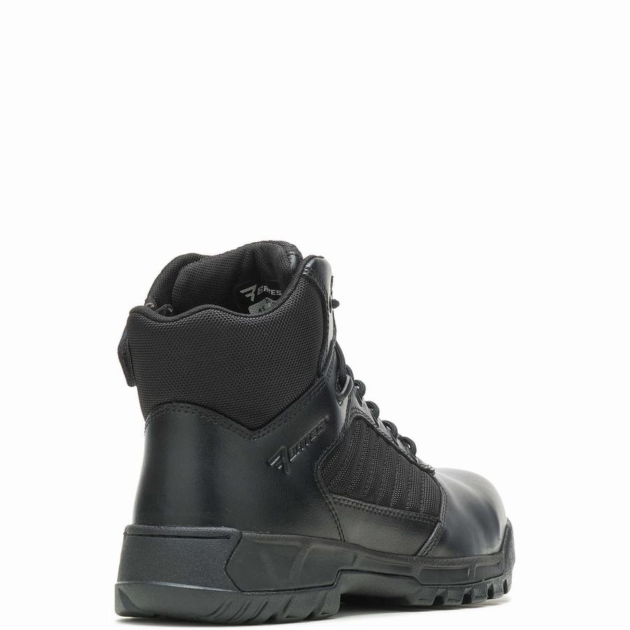 Black Wolverine Tactical Sport 2 Mid Side Zip Composite ToeEH Women Work Boots | XGW353MX