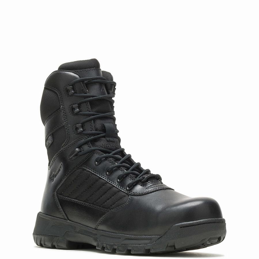 Black Wolverine Tactical Sport 2 Tall Side Zip DRYGuard ™ Composite ToeEH Women Work Boots | MLD7519AO