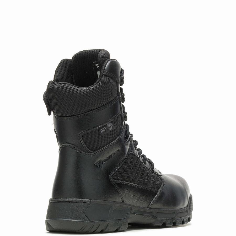 Black Wolverine Tactical Sport 2 Tall Side Zip DRYGuard ™ Composite ToeEH Women Work Boots | MLD7519AO