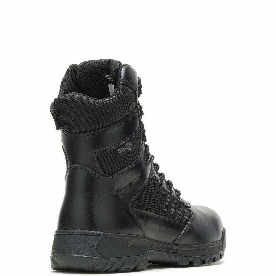 Black Wolverine Tactical Sport 2 Tall Side Zip DRYGuard Women Work Boots | LFN4469QY