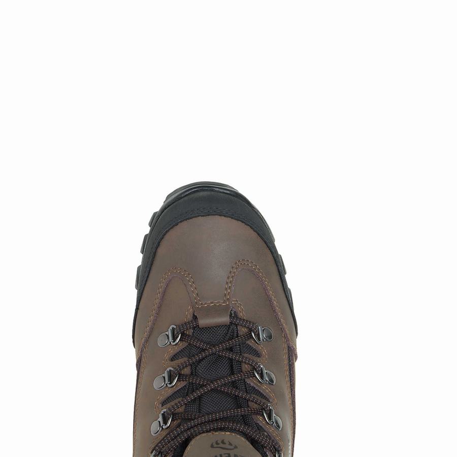 Brown Black Wolverine Spencer Waterproof Men Hiking Boots | GMU8124OZ