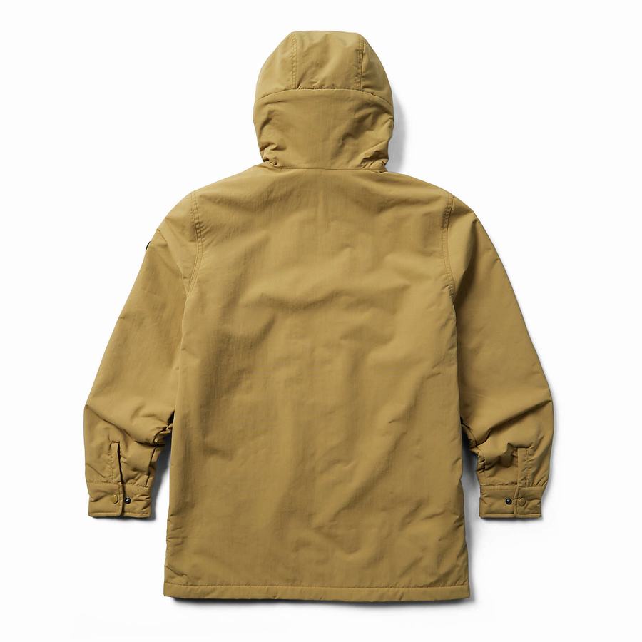 Brown Wolverine Range Sherpa Lined Parka Men Jackets | ZCU8590MY