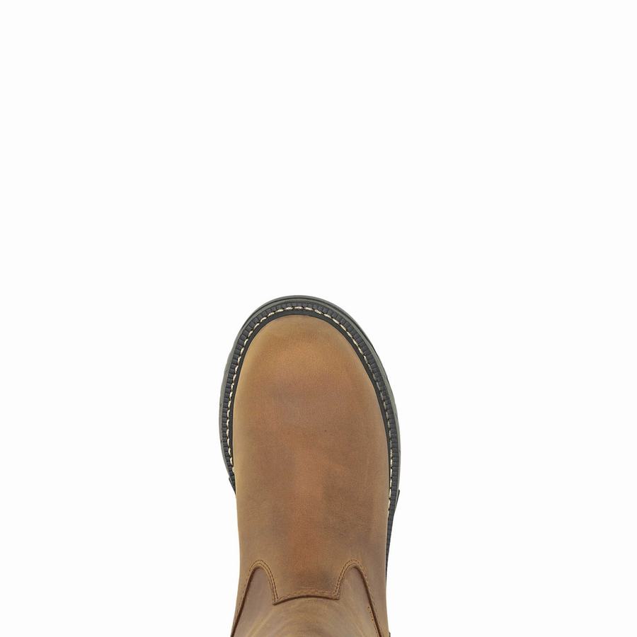 Brown Wolverine ReForce EnergyBound™ CarbonMax® Wellington Men Boots | SXW9421TU