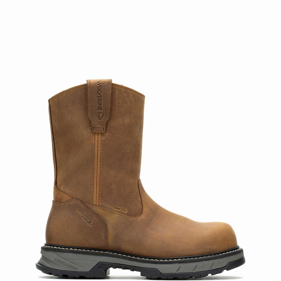 Brown Wolverine ReForce EnergyBound™ CarbonMax® Wellington Men Boots | SXW9421TU