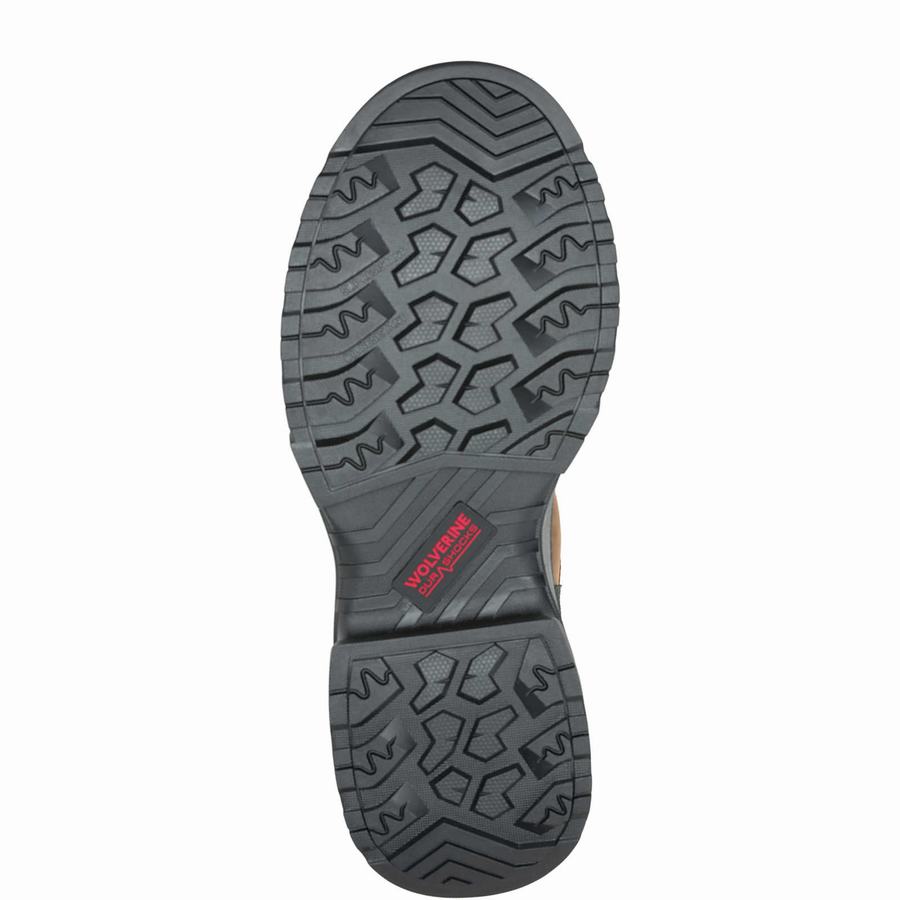 Brown Wolverine ReForce EnergyBound™ Heavy Duty Wellington CarbonMax® Men Boots | HGG9979NJ