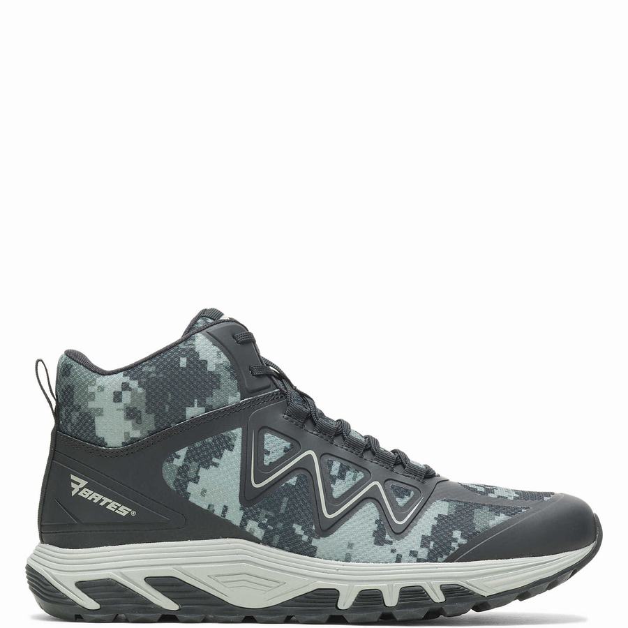 Camo Black Wolverine Rush Mid Women Work Boots | WYY7626IK