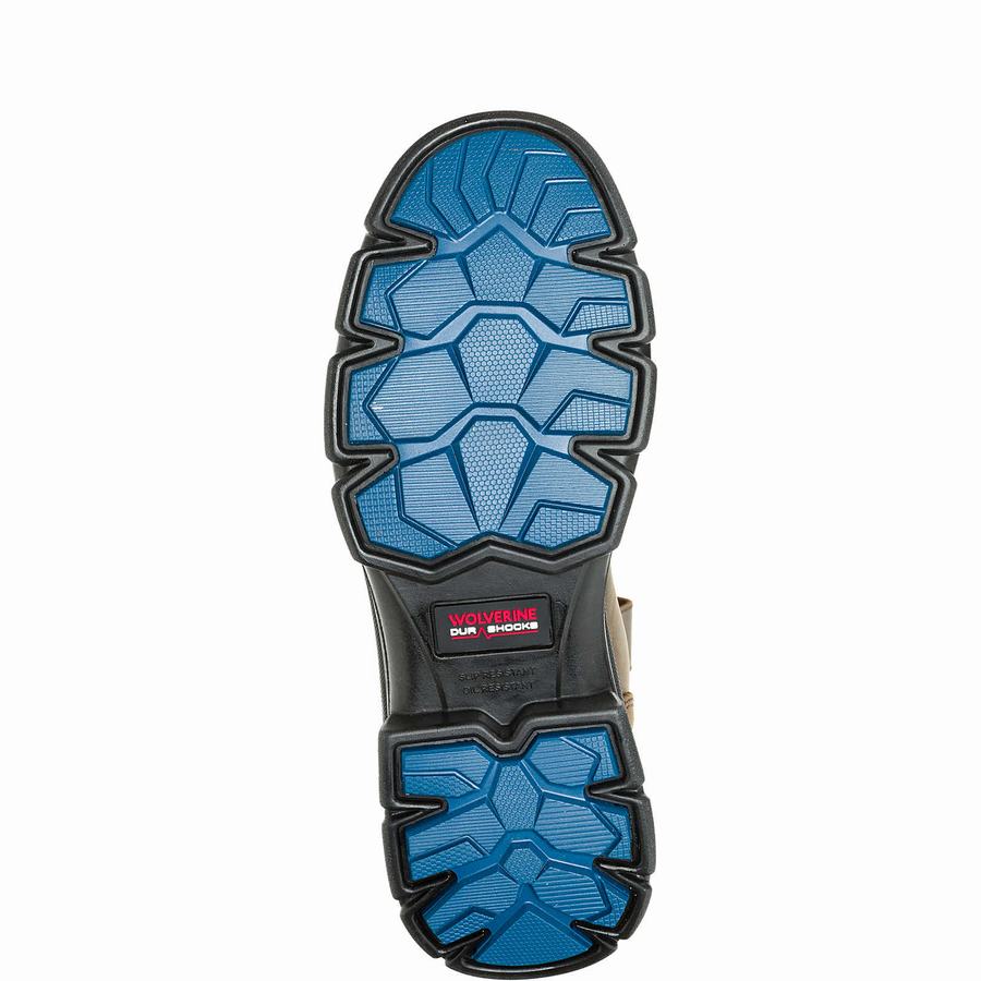 Dark Brown Wolverine DuraShocks SR Icon Wellington CarbonMax® Men Boots | QMT156CL