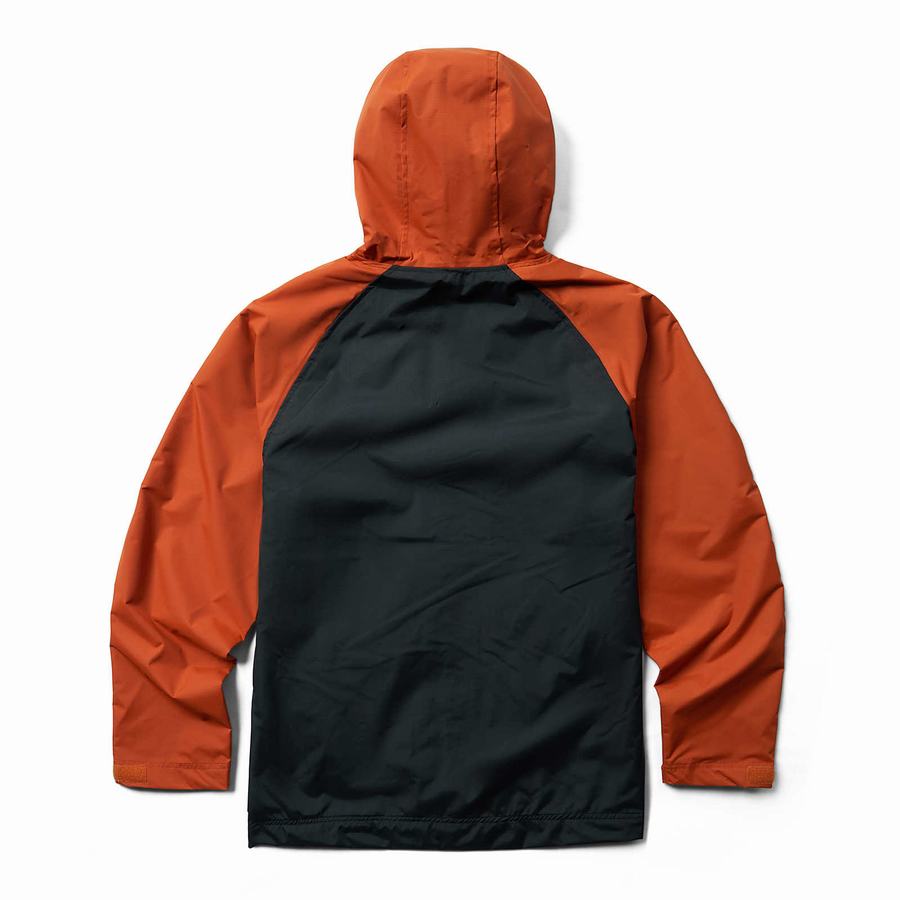 Orange Black Wolverine I-90 Rain Men Jackets | MPZ457BW