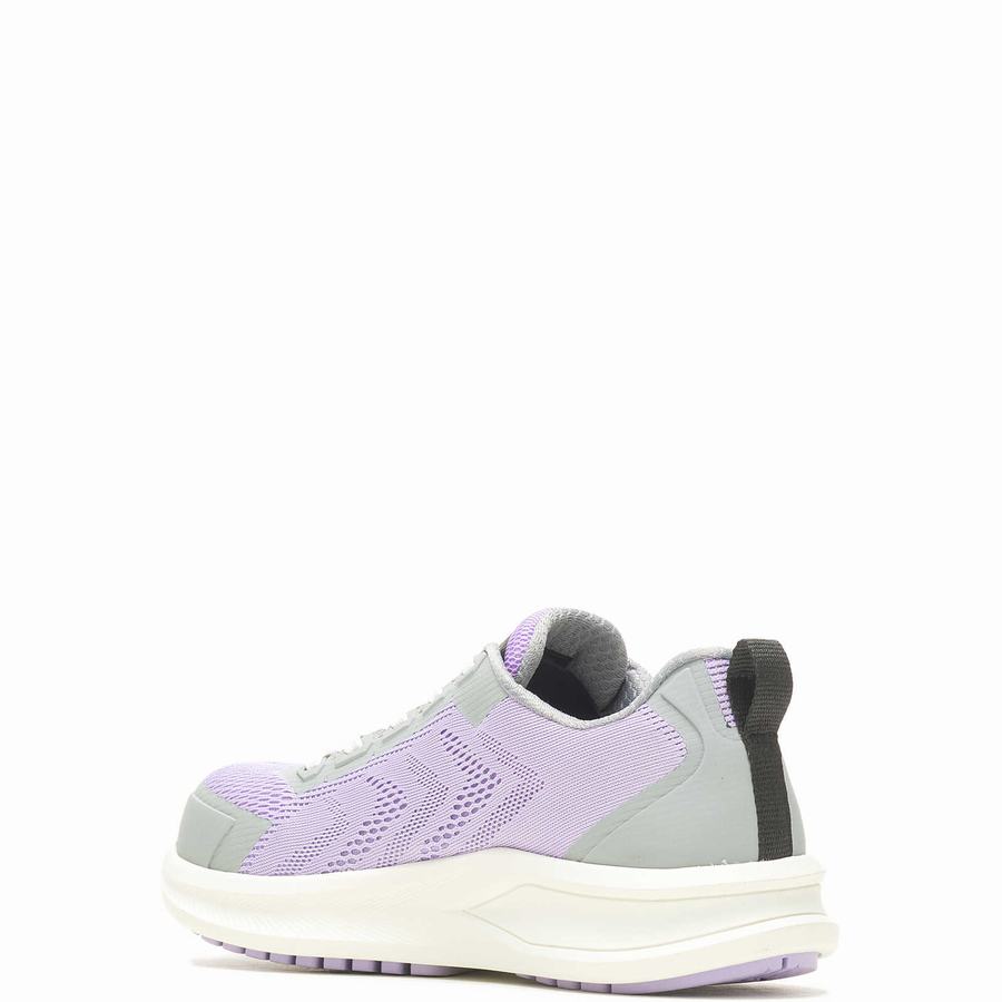 Purple Wolverine Bolt DuraShocks® Knit CarbonMax® Women Work Shoes | ITE7789MC